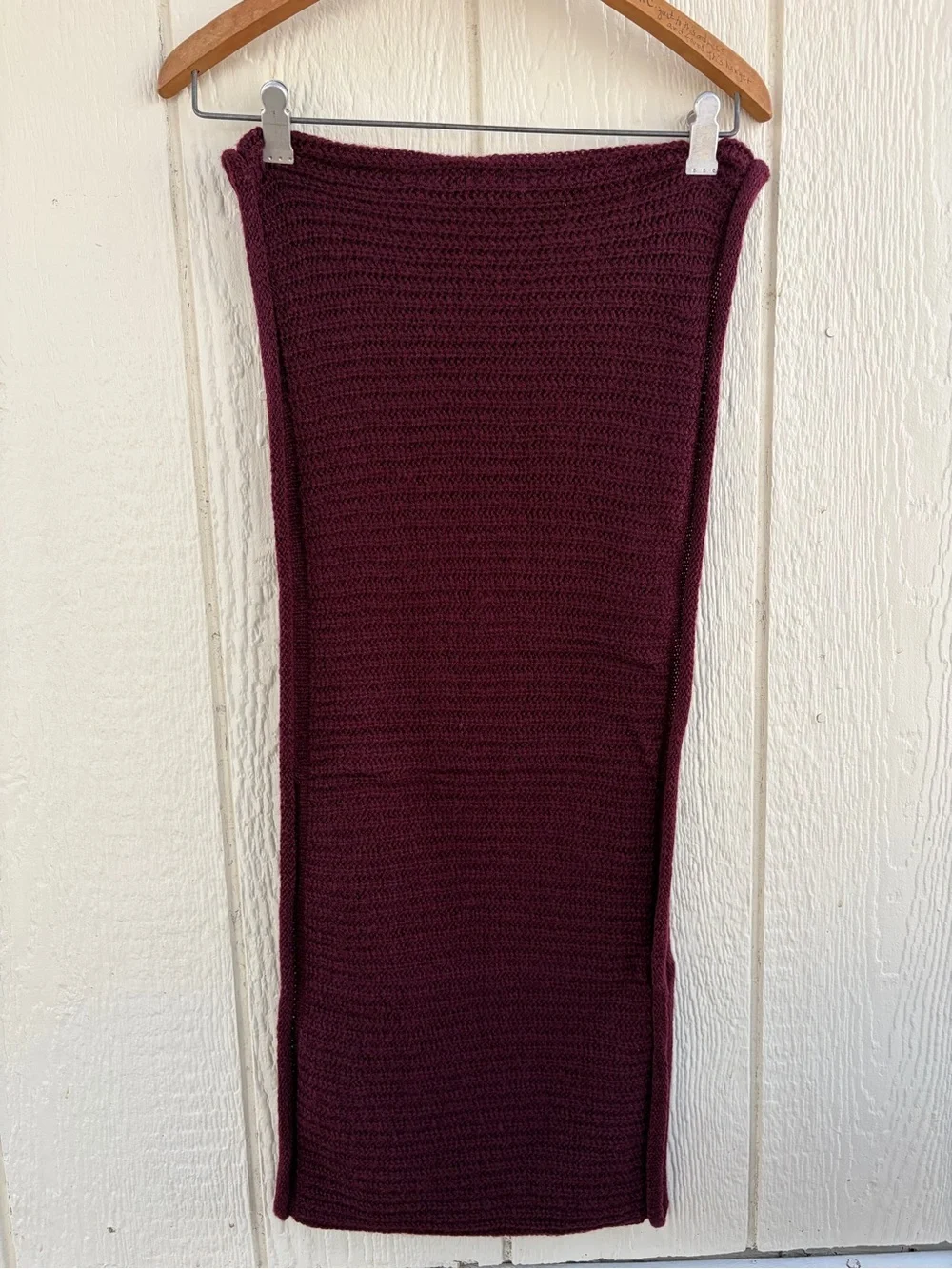 Unisex Large warm knitted long winter scarf